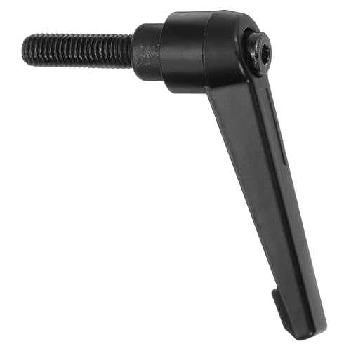 uxcell 1Pcs M8 x 25mm Adjustable Knobs Handle Male Thread Push Button Ratchet Quick Release Locking Rotating Bolt for Lathe Machinery, Black - size: M8 x 25mm