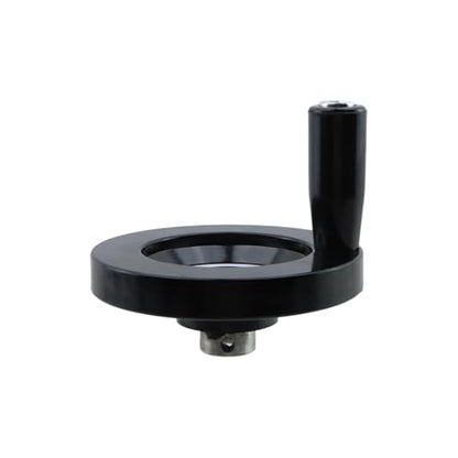 2 Pcs Black 3.94"/100mm Wooden back corrugated Hand Wheel - style: 2 Pcs 100mm Dia.×10mm Hole Dia.(with Allen Wrench)