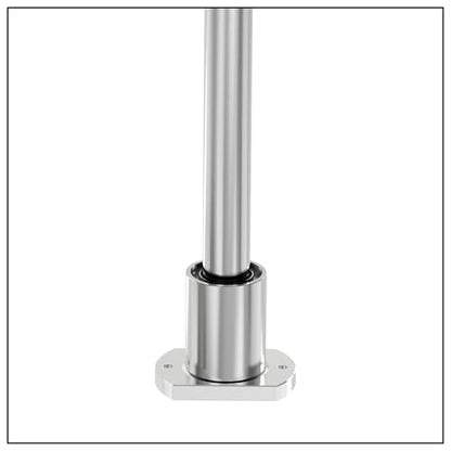 2PCS LMH10UU Two Side Cut Flange Linear Ball Bearings, 10mm Bore Dia, 19mm OD，29mm Length with Double Side Rubber Seal for CNC,3D Printer - size: LMH10UU Size 10x19x29mm