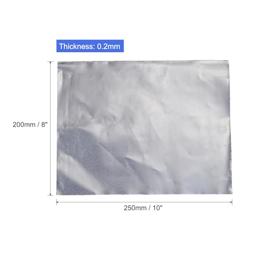 PATIKIL Flexible Graphite Foil Graphite Gasket Sheet 250x200x0.2mm - size: 250x200x0.2mm
