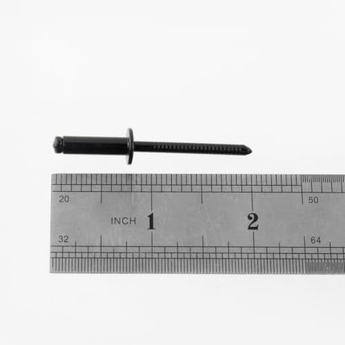 Antrader 3/16" x 5/8" Stainless Steel Blind Pop Rivets,Black,100Pcs - color: All Black, size: 4.8mm x 16mm