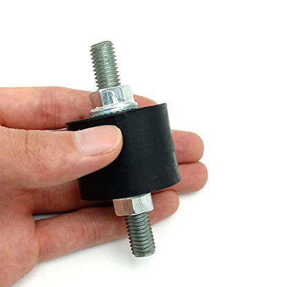 4Pcs M8 30x20mm Rubber Isolator Mounts Double Stud Shock Absorber - size: M8, VV30*20+2G8*23