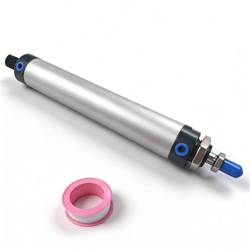 CG WEITENG Pneumatic Mini Pneumatic Cylinder MAL Single Rod Aluminum Double Acting Pneumatic Cylinder 40mm Bore 150mm Stroke(MAL40x150) - color: MAL-40 mm, size: 150 mm