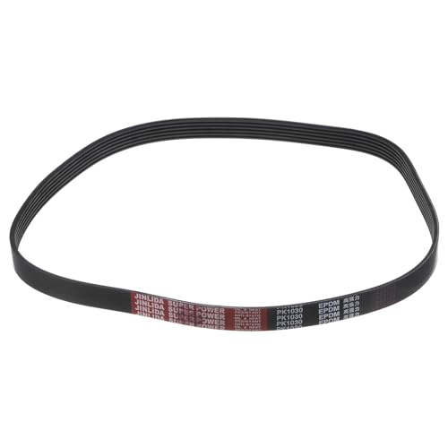 uxcell 6K406/6PK1030 Serpentine Belt 6 Ribs 1030mm Length x 21mm Width x 5mm Height, EPDM Poly V Belt, Multi Wedge Micro V Belt for Vehicle - size: 6PK1030