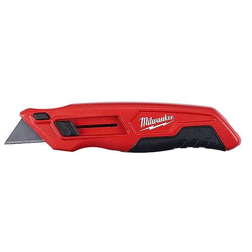 MILWAUKEE'S Utility Knife,Retractable Operation, Black