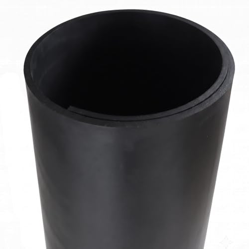 EPDM Rubber Sheet, Black, 60A, 0.093" x 24" x 36" - size: 24 x 36 x 0.093 in.