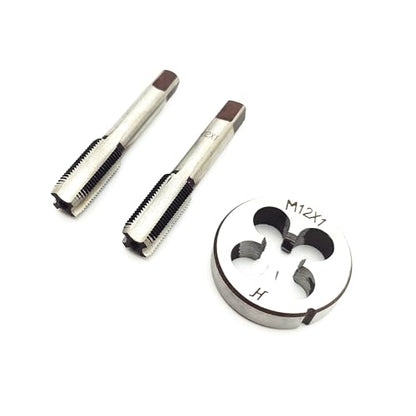 AtticZone M12 x 1.0 Metric Hand Thread Tap and Die Set, Right Hand - size: M12x1.0
