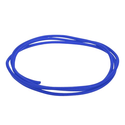 MECCANIXITY Plastic Split Wire Loom Tubing 1/4"(6.5mm) ID 10FT(3.0m), Blue - color: Blue, size: 1/4"(6.5mm) ID x 10FT(3.0m)