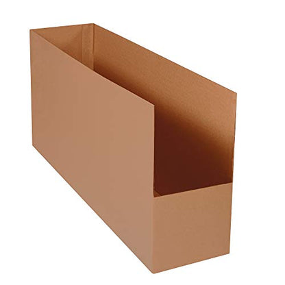 Partners Brand PBINW102042 Warehouse Rack Bins, 10" x 42" x 20", Kraft (Pack of 10) - size: 10" x 42" x 20"