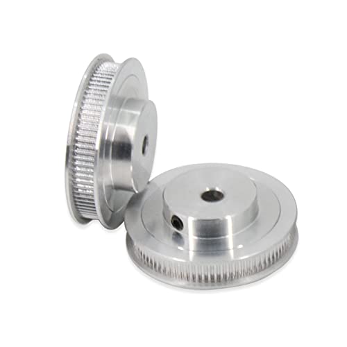 2PCS Set GT2 Synchronous Wheel 20&80 Teeth 6mm Bore Aluminum Timing Pulleys with 2PCS Length 250mm Width 6mm Belt (20-80T-6B-6) - style: 20-80T-6B-6