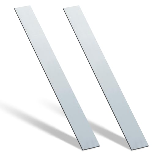Yaocom 2 Pcs 304 Stainless Steel Flat Bar, 24" L,1" W,3/16" T - size: 24" L,1" W,3/16" T