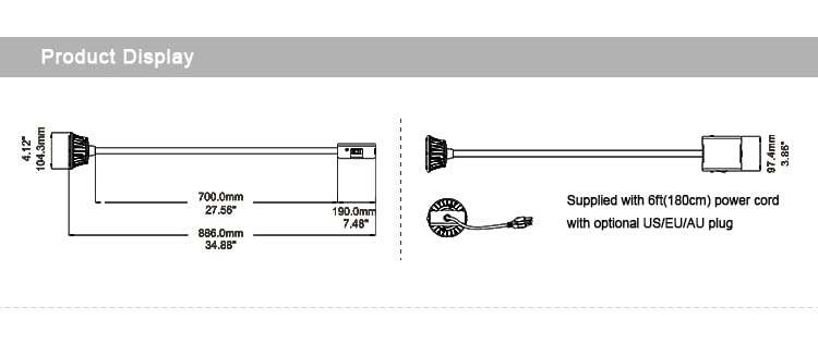 Signaworks LED Gooseneck Dock 20W Light 27" 3000lm Aluminum Housing