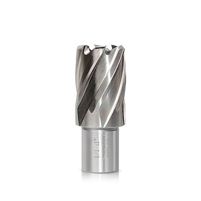 Luckyway 1 Inch Diameter x 1 Inch Depth of Cut Cyclone High Speed Steel Annular Cutter, 3/4 Inch Weldon Shank - style: 1 Inch Diameter x 1 Inch Depth