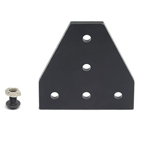 4Pcs Black Connector Corner Bracket Outside Joint Board Plate for 2020 - size: 2020 4 Pcs T