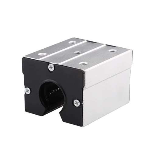 2Pcs SBR25UU Linear Slide Blocks with Dust-Proof Covers - Open Bearing Housing for SBR25 25mm Linear Guides, As Replacement Parts for CNC Machines and 3D Printers - size: SBR25UU, style: Dust Cover Slider