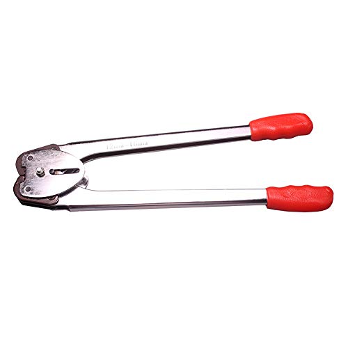 Strapping Tools Sealer Manual Banding Tool for Polyproplyn Polyester Strap - color: Red Sealer