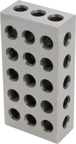 CME Setup Blocks, 23 Holes, 25mm × 100mm × 50mm, 2 Pieces - size: 25mm x 100mm x 50mm