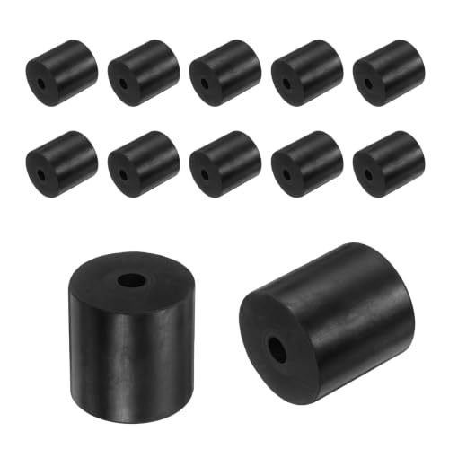 uxcell 12Pcs Rubber Vibration Isolation Washers 50mm OD x 12mm ID x 50mm T - size: 50mm OD x 12mm ID x 50mm Thick