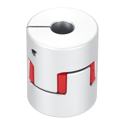 MECCANIXITY Aluminum Shaft Coupling Shaft Coupler 8mm to 8mm Flexible Spider Coupling L30mm x D25mm Coupler Jaw Spider Shaft Joint Connector for 3D Printers DIY CNC Router Milling Machine - size: 8mm to 8mm