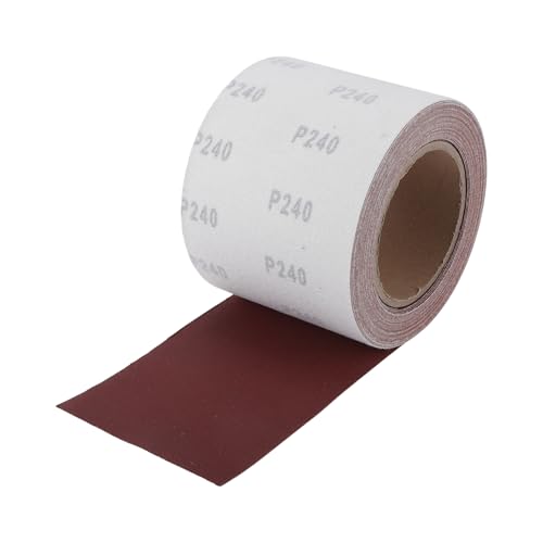 240 Grit Sandpaper Roll 4 Inch x 32.8 Feet Sandpaper Aluminum Oxide Emery Cloth Roll Sanding Paper for Wood Sanding Automotive Polishing Metal Sanding - size: 240 Grit