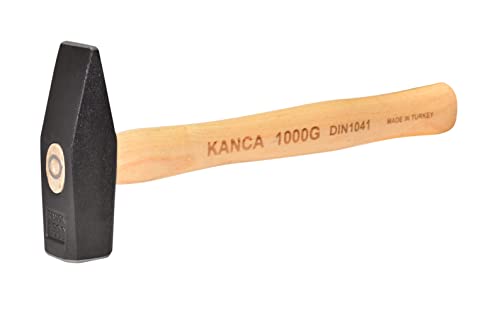 KANCA HAM-1500, Machinist Hammer, Blacksmith Hammer, Ash Wood Handle, Hand Tools And Home Improvement, Drop-Forged Head, Machinist Tools,1500 GR, 3.5 LBS - size: 1500 GR