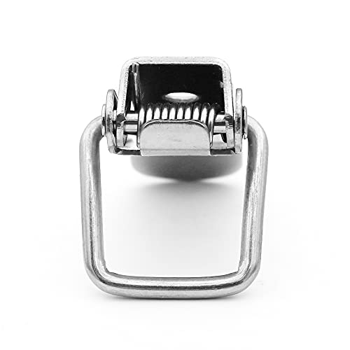 8Pack Spring Loaded Toggle Latch for Cabinet, Wooden Case, Box, Chest - color: Silver