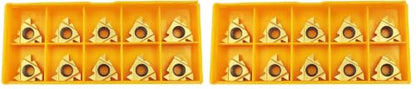 10PCS 16ER AG60 / 16IR AG60 CNC Lathe Indexable Threading Carbide Insert Blade (16ER AG60) (Pack of 2) - size: 16ER AG60 (Pack of 2)