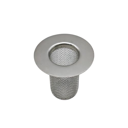 2" Diameter Floor Drain Strainer 2" Tall 304SS Cylinder Filter Basket