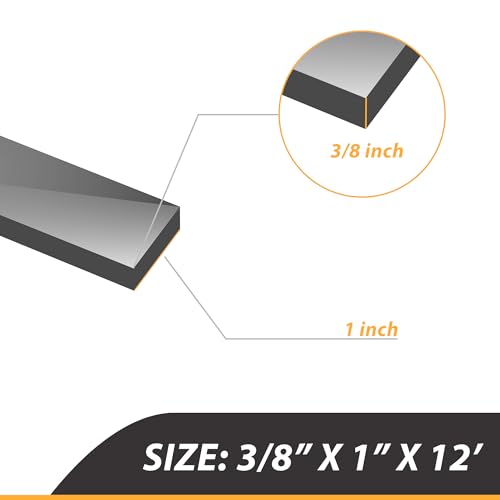 3/8 Inch Thick Neoprene Rubber Strips and Heavy-Duty Solid Rubber Rolls, Sheet for DIY Gasket, Warehouse, Pads, Seals, Weather Stripping, Flooring (1 Inch Wide, 12 Feet Long) - size: 3/8" x 1" x 12', style: Non-Adhesive Backing