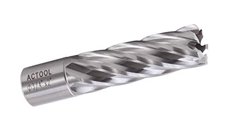 3/4" Diameter × 2" Depth of Cut HSS ANNULAR Cutter with 3/4'' Weldon Shank - size: 3/4'' x 2''