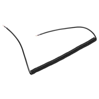 MECCANIXITY 5ft 24AWG Retractable Coiled Coil Cord 300V 105℃ 3 Conductor - size: 5ft x 24AWG, 3 Conductor