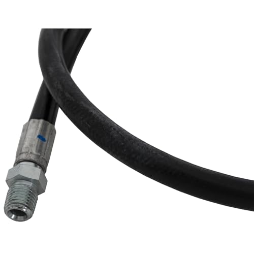Buyers Products 1304225 High‑Pressure Hydraulic Hose 1/4 Inch x 38 Inch, Black Hose Rated 3000 PSI for Snow Plow and Truck Hydraulic Systems