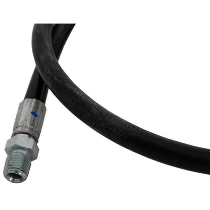 Buyers Products 1304225 High‑Pressure Hydraulic Hose 1/4 Inch x 38 Inch, Black Hose Rated 3000 PSI for Snow Plow and Truck Hydraulic Systems