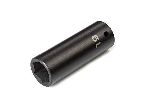TEKTON 1/2 Inch Drive x 19 mm 6-Point Impact Socket | SID23119 - size: 19 mm, style: Deep
