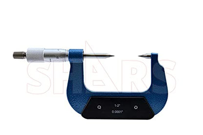 Shars 1-2" 30° Point Micrometer 303-2318 P) - size: 1-2" 303-2318