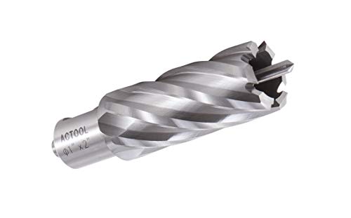 1" Diameter × 2" Depth of Cut HSS ANNULAR Cutter with 3/4'' Weldon Shank - size: 1'' x 2''