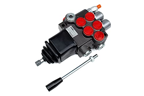 Chief G Series P40 Hydraulic Directional Control Valve – 2 Spool with Joystick – 10 GPM, 3625 PSI, 3-Position Spring Center, SAE 10 In/Out, SAE 8 Work Ports – Part Number 220910