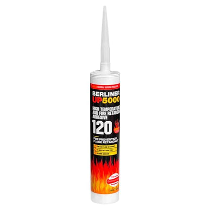 Wood Stove Door Gasket Cement, High Temperature Resistance Silicone Material Adhesive, 850°F RTV High Heat Silicone Sealant, Black, 310ml