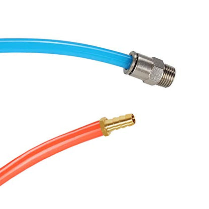 Joywayus 4mm x 2.5mm Pneumatic Tubing Air Compressor Tubing PU Pipe Polyurethane Hose Tube Fluid Gas Transfer 32.8ft 10 Meter Clear - color: Clear, size: 4mm×2.5mm(32.8ft)