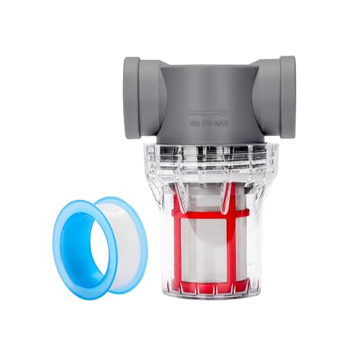 1'' Female NPT in-Line Strainer - Garden Hose Filter for High Pressure Washer, Sediment Filter with 200 Mesh Stainless Steel Screen (1'' 200 Mesh) - style: 1'' 200Mesh