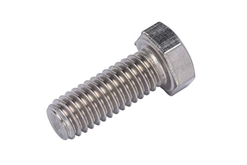 Bolt Dropper 3/8"-16 x 1 (25 Pack) Hex Head Bolt, 18-8 (304) Stainless Steel Corrosion Resistant Commercial Grade Bolts Versatile Choose Size - size: 3/8"-16 x 1"
