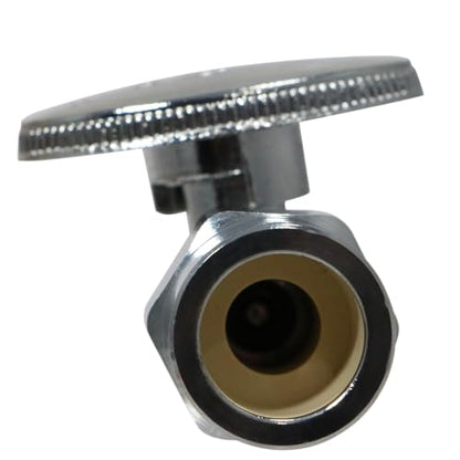 5 Pack XFITTING 3/8" OD Compression x 1/2" CPVC Straight Valve - size: .5" CPVC x .375" Straight
