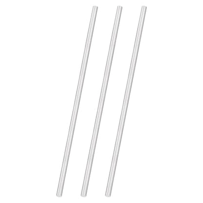 uxcell 3pcs 304 Stainless Steel Round Rods, 3/8" Dia x 14" Length Stainless Steel Metal Solid Shaft Rod Bar for Industry Use Metal Working Hobbies DIY Craft, Silver - size: 3/8" Dia x 14" Length