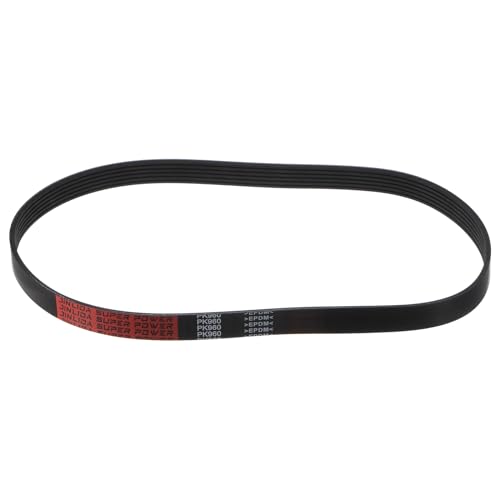 uxcell 6K378/6PK960 Serpentine Belt 6 Ribs 960mm Length x 21mm Width x 5mm Height, EPDM Poly V Belt, Multi Wedge Micro V Belt for Vehicle - size: 6PK960