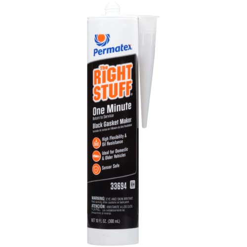Permatex 33694-6PK The Right Stuff Gasket Maker, 10.1 oz. (Pack of 6) - size: 10 Fl. Oz. (Pack of 6), style: The Right Stuff 1 Min