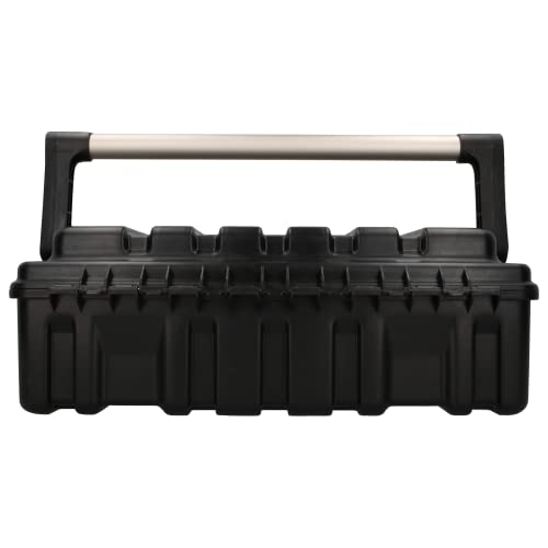 URREA Tool Box - 21" x 11" x 7.5" Heavy-Duty Mobile Tool Carrier with Reinforced ABS Moulded Design & Removable Tray - CPUC20 - size: 21" x 11" x 7.5"