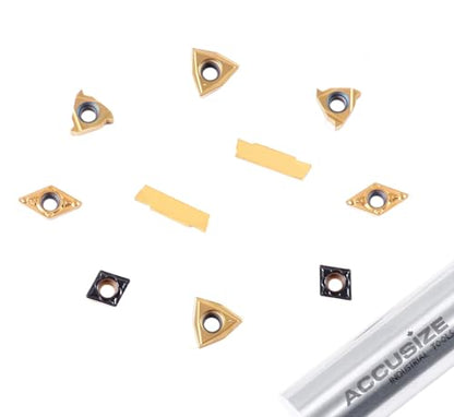 Accusize Carbide Inserts for 2387-2003, CVD and TiN Coated