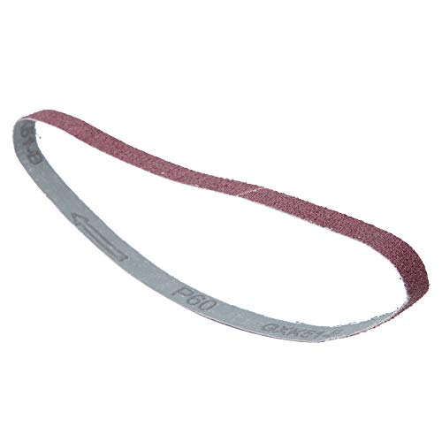 Pongnas 10 PCS Aluminum Oxide Abrasive Sanding Belts GXK51-B for Woodworking and Polishing, Efficient Grinding Solution (60 mesh)