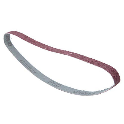 Pongnas 10 PCS Aluminum Oxide Abrasive Sanding Belts GXK51-B for Woodworking and Polishing, Efficient Grinding Solution (60 mesh)