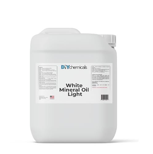 White Mineral Oil, Light – Clear, Odorless, Highly Refined Oil for Industrial, Mechanical, and General Purpose Applications - 4 Gallons - color: White Mineral Oil, Light, size: 4 Gallons